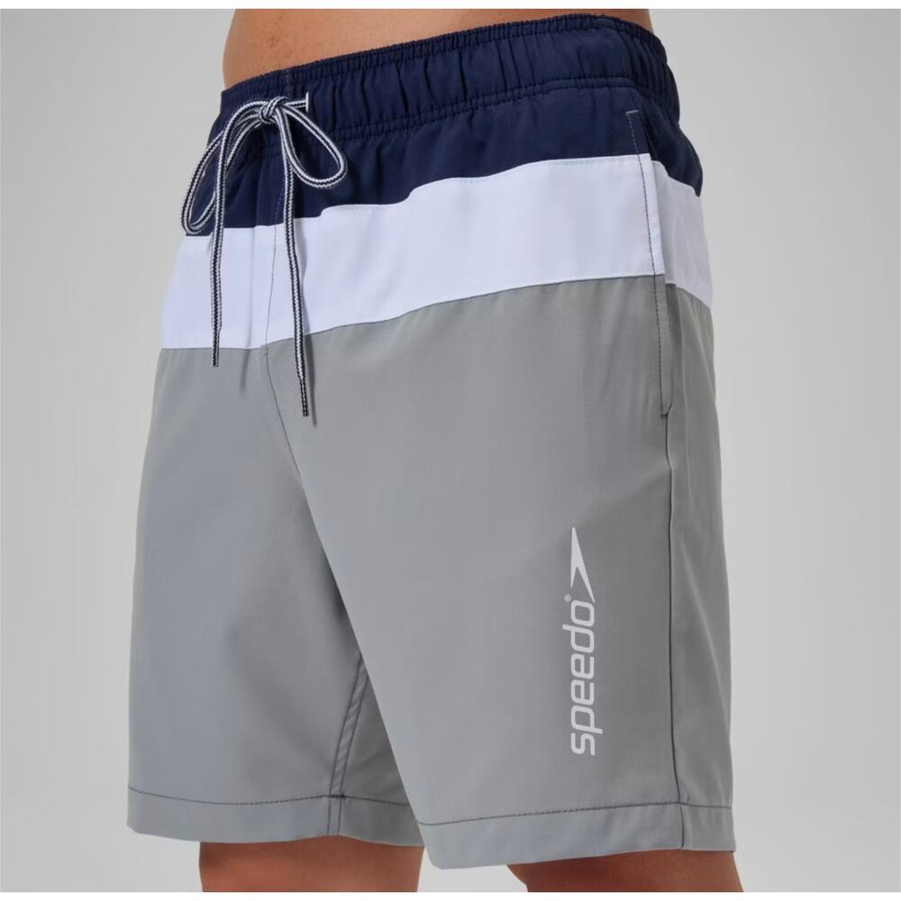 Speedo Grey & Blue Mens Shorts XL